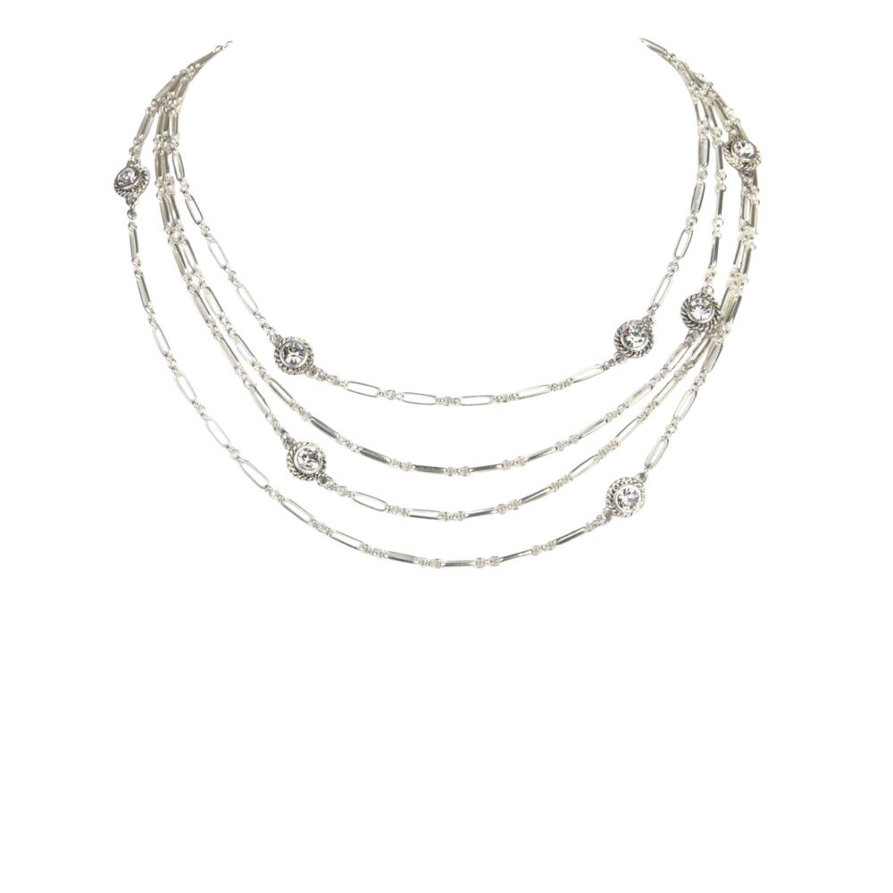 VIRGINS SAINTS & ANGELS VSA Brigid Magdalena Cadena in Silver & Clear